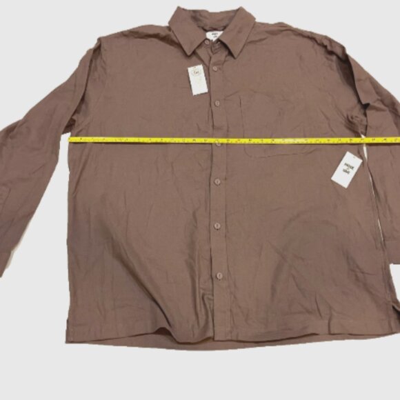 Mode of One Men's Relaxed Fit Flannel Wovens Shirt Soft Moon Size XL - Picture 7 of 8